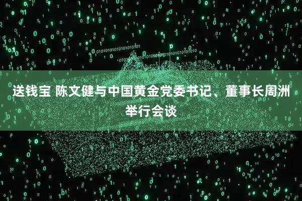送钱宝 陈文健与中国黄金党委书记、董事长周洲举行会谈