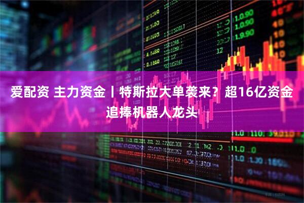 爱配资 主力资金丨特斯拉大单袭来？超16亿资金追捧机器人龙头